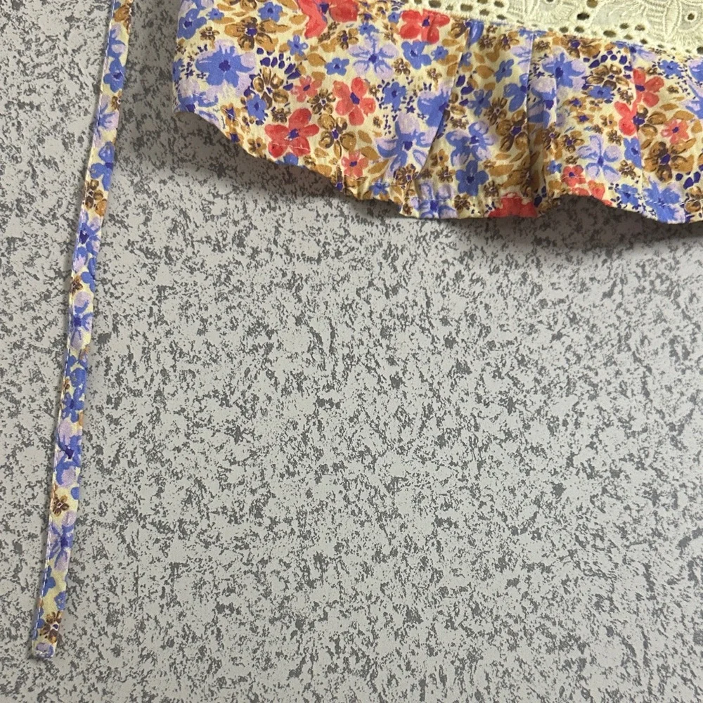 Free People‎ Floral Lace Women’s CropTop